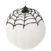 New * Bougie Déco "Toile D'Araignee" 6Cm Blanc Et Noir