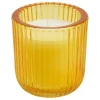 New * Bougie En Verre H. 7,7 Cm Ulas Jaune