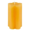 Online * Bougie Fleur Jaune H. 12 Cm Umayma Jaune
