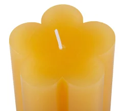 Online * Bougie Fleur Jaune H. 12 Cm Umayma Jaune