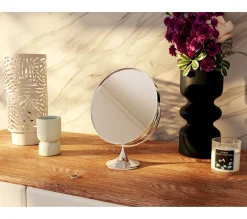 Outlet * Bougie H. 11 Cm Ulla Bleue