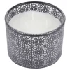 Hot * Bougie Parfumee 3 Meches "Graphic Ethnic" 11Cm Noir