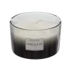 Best * Bougie Parfumee 3 Meches "Harmony" 13Cm Linge Frais