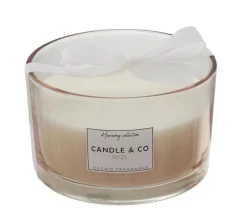 New * Bougie Parfumee 3 Meches "Harmony" 13Cm Orchidee