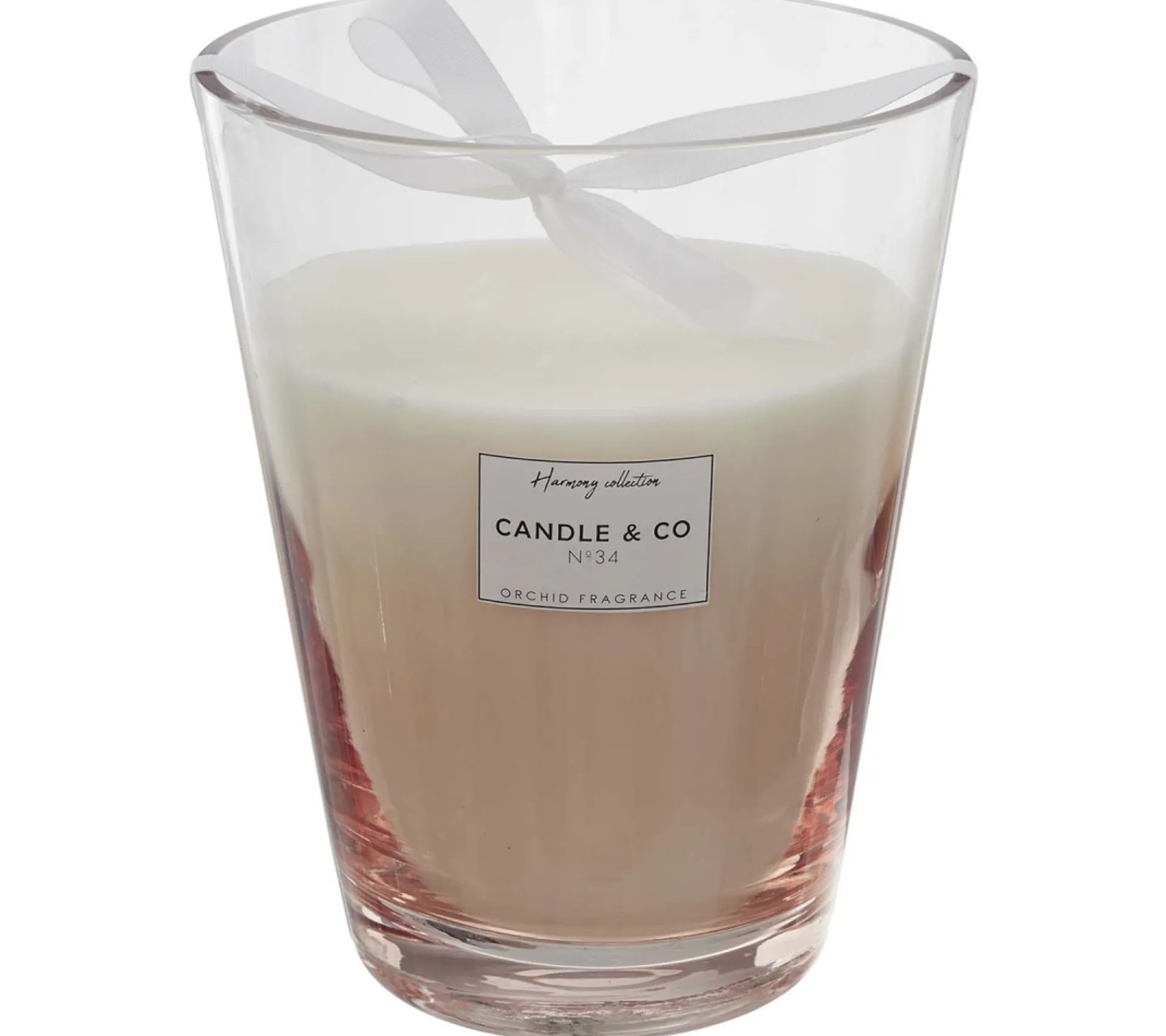 Fashion * Bougie Parfumee 3 Meches "Harmony" 23Cm Orchidee