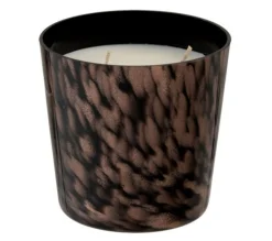 Cheap * Bougie Parfumee "Bois De Santal" 12Cm Noir Et Or