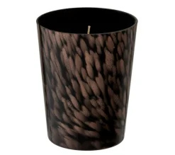 Flash Sale * Bougie Parfumee "Bois De Santal" 16Cm Noir Et Or