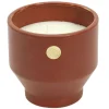 Hot * Bougie Parfumee Ciment "Medaillon" 12Cm Pivoine