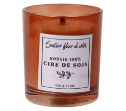 Flash Sale * Bougie Parfumee "Cire De Soja" 8Cm Fleur De Coton