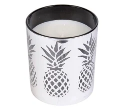 Outlet * Bougie Parfumee Déco En Verre "Elegant" 10Cm Argent