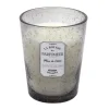 Flash Sale * Bougie Parfumee En Verre "Bulle" 16Cm Fleur De Coton