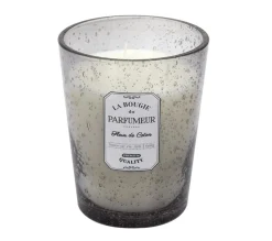Flash Sale * Bougie Parfumee En Verre "Bulle" 16Cm Fleur De Coton