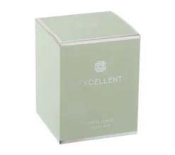 Clearance * Bougie Parfumee En Verre "Excellent" 14Cm Bergamot Wood Vert