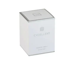 New * Bougie Parfumee En Verre "Excellent" 12Cm Cotton Candy