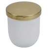 Discount * Bougie Parfumee Et Couvercle "Mystic" 8Cm Blanc
