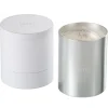 Flash Sale * Bougie Parfumee "Simplicity" 12Cm Argent Et Blanc