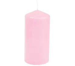 Fashion * Bougie Pilier Design "Essentiel" 15Cm Rose
