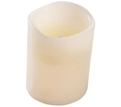New * Bougie Pilier Led "Jasper" 12Cm Multicolore