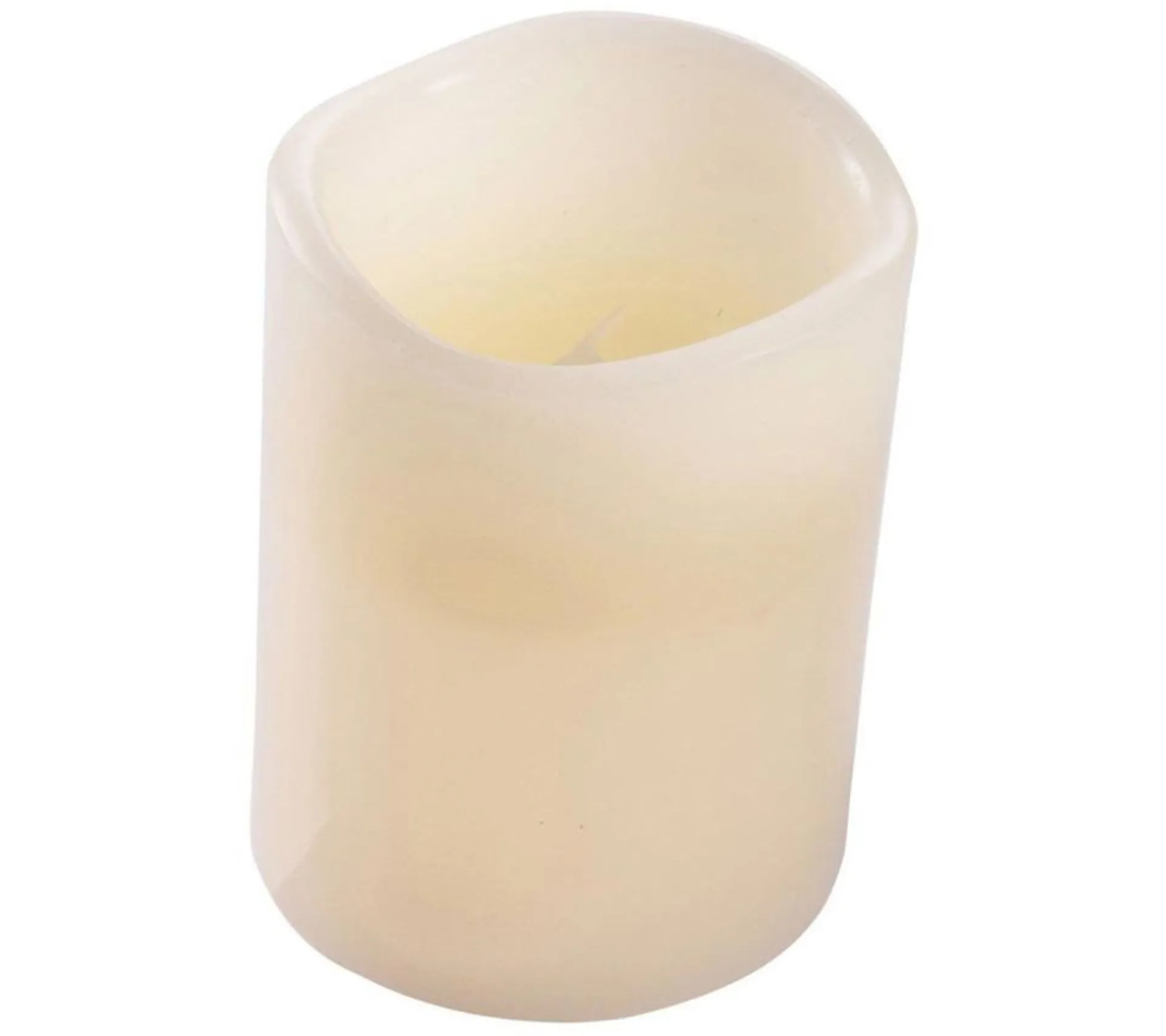 New * Bougie Pilier Led "Jasper" 12Cm Multicolore
