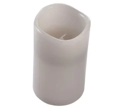 Best Sale * Bougie Pilier Led "Jasper" 15Cm Gris Clair