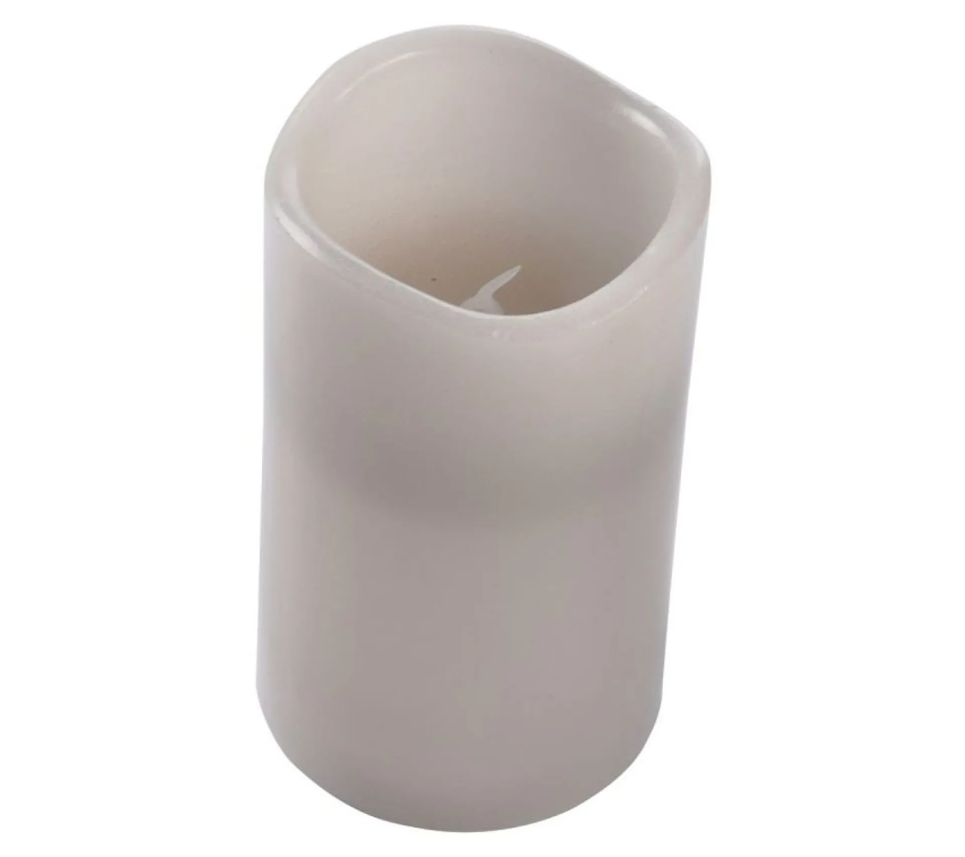 Best Sale * Bougie Pilier Led "Jasper" 15Cm Gris Clair