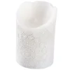 Outlet * Bougie Pilier Led "Mandala" 11Cm Blanc