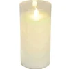 Online * Bougie Ronde Led "Verrine" 15Cm Blanc