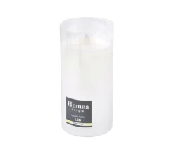 Online * Bougie Ronde Led "Verrine" 15Cm Blanc