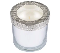 Shop * Bougie Verrine Parfumee "Elegant" 10Cm Argent
