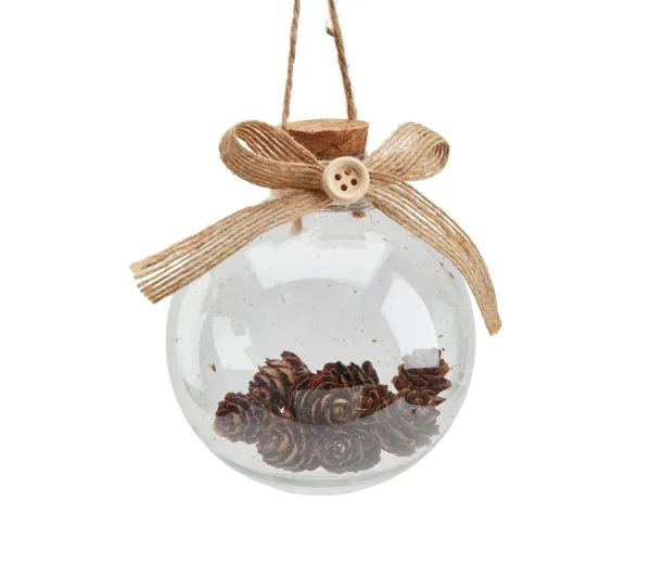 * Guirlande Et Boule De Sapin^Boule Fleurs Sechees 8 Cm Transparent