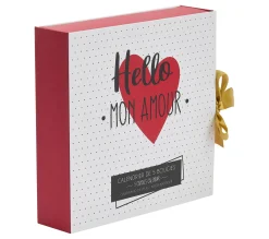 Outlet * Calendrier Amour Cmp 5 Bougies Parfumees