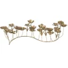Discount * Chandelier 5 Supports En Metal "Floral" 75Cm Or