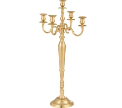 Flash Sale * Chandelier Déco "5 Supports" 97Cm Or