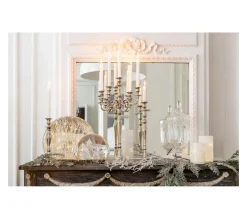 Sale * Chandelier Design "Classic" 34Cm Argent