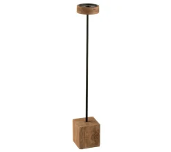 Shop * Chandelier Sur Pied En Bois "Azete" 70Cm Naturel