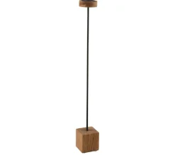 Fashion * Chandelier Sur Pied En Bois "Azete" 90Cm Naturel