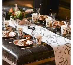 * Anniversaire Et Autres Fêtes^Chemin De Table Décoratif En Non-Tisse 60 Ans - Santex