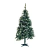CHRISTMAS DAY Sapin Et Accessoire^ Sapin De Noël Artificiel Vert Pointes Blanches - 2.10M - 4179