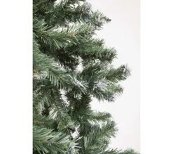 CHRISTMAS DAY Sapin Et Accessoire^ Sapin De Noël Artificiel Vert Pointes Blanches - 2.10M - 4179