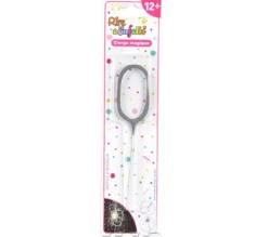 * Anniversaire Et Autres Fêtes^Cierge Magique "Chiffre 0" 15Cm Argent