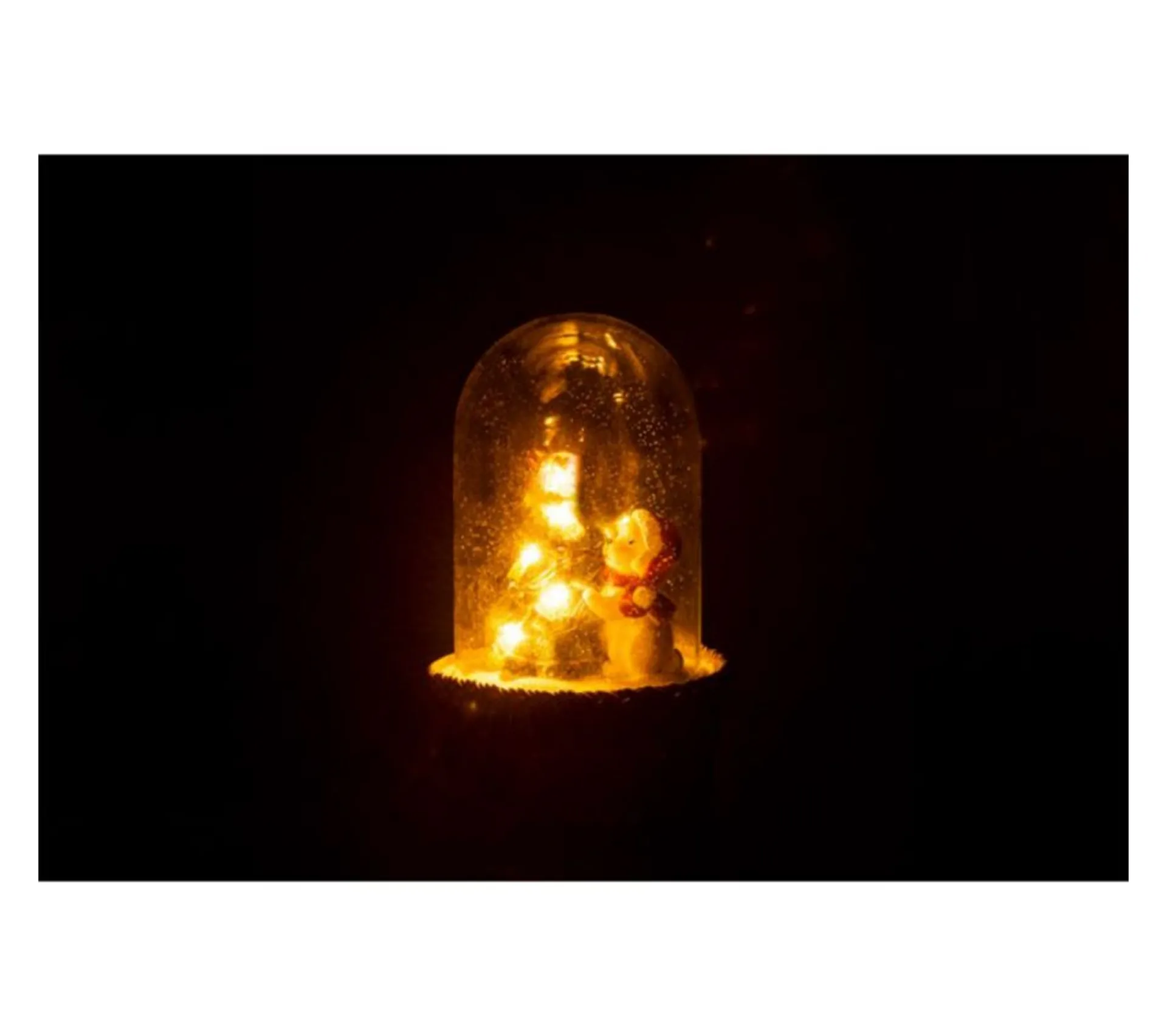 Discount * Cloche Déco Led "Sapin De Noël Et Chien" 17Cm Vert