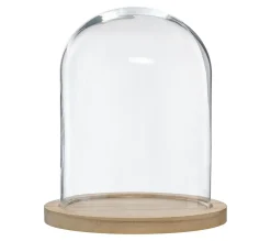 Hot * Cloche Décorative En Verre "Shine" 29Cm Naturel