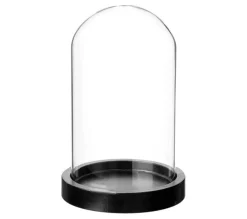 Store * Cloche Décorative En Verre "Shine" 26Cm Noir