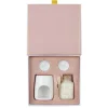 New * Coffret Senteur 4 Pieces "Hoba" 9Cm Fleur De Cerisier