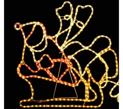 Fashion * Cordon Lumineux De Noël 6 Rennes Xxl Et Traineau 2160 Led 7 M