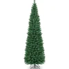 COSTWAY Sapin Et Accessoire^ Sapin De Noël 210 Cm 700 Branches Arbre De Noël Artificiel Avec Support En Metal Solide