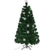 COSTWAY Sapin Et Accessoire^ Sapin De Noël Artificiel Led 180 Cm Avec Lumieres Led