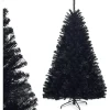 COSTWAY Sapin Et Accessoire^ Sapin De Noël Artificiel 225Cm Aiguilles En Pvc Avec Support En Metal Pliable 1258 Pointes De Branch
