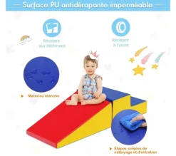 COSTWAY Sapin Et Accessoire^ Sapin De Noël Artificiel 225Cm Aiguilles En Pvc Avec Support En Metal Pliable 1258 Pointes De Branch