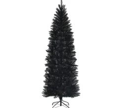 COSTWAY Sapin Et Accessoire^ Sapin De Noël Artificiel Halloween 210 Cm Feuilles De Pvc 995 Branches